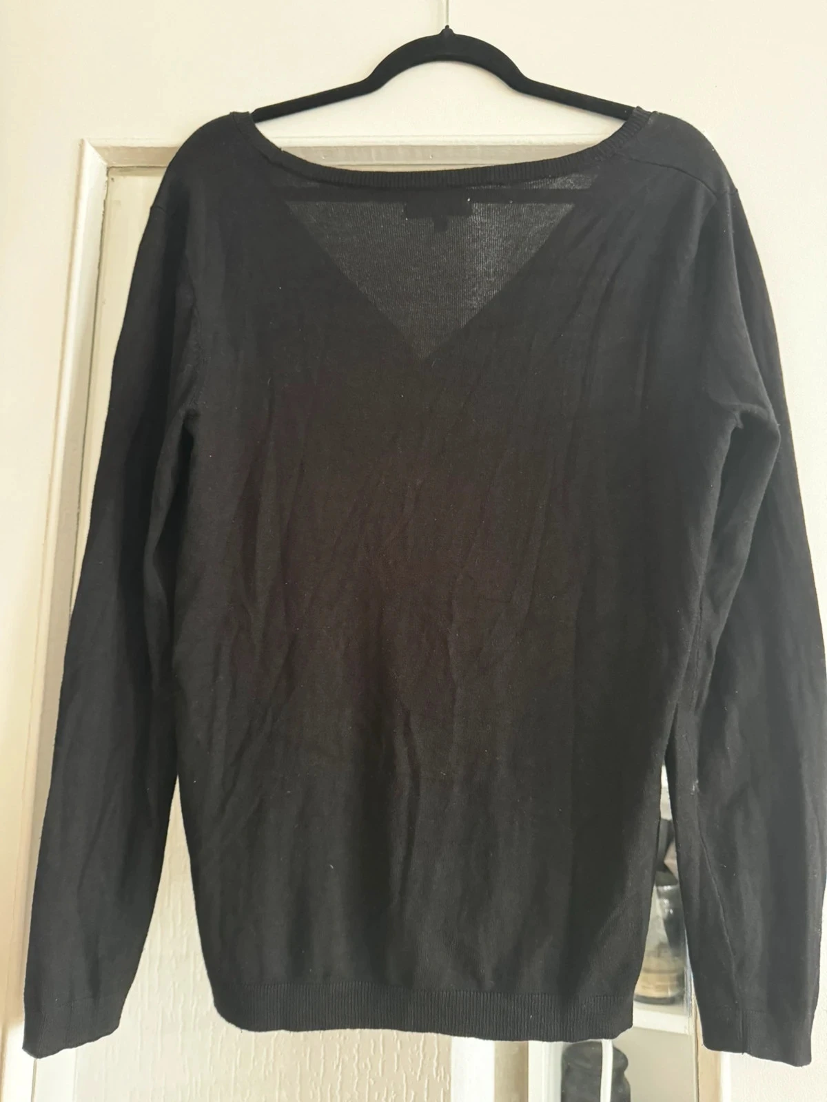 Chaleco negro con botones dorados – La Halle – talla L en muy buen estado – photo 5